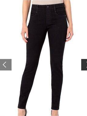 Liverpool High-Rise Ankle Jeans in Black
